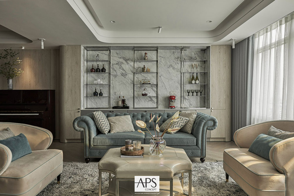 Saigon Pearl apartment with Hung Vo designer