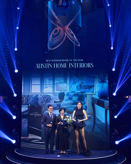 Austin Home Interiors được vinh danh "Thương hiệu nội thất cao cấp của năm" tại Luxuo Asia Awards 2024