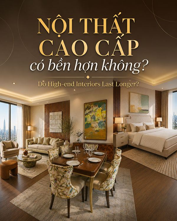 Nội thất cao cấp có bền hơn không?