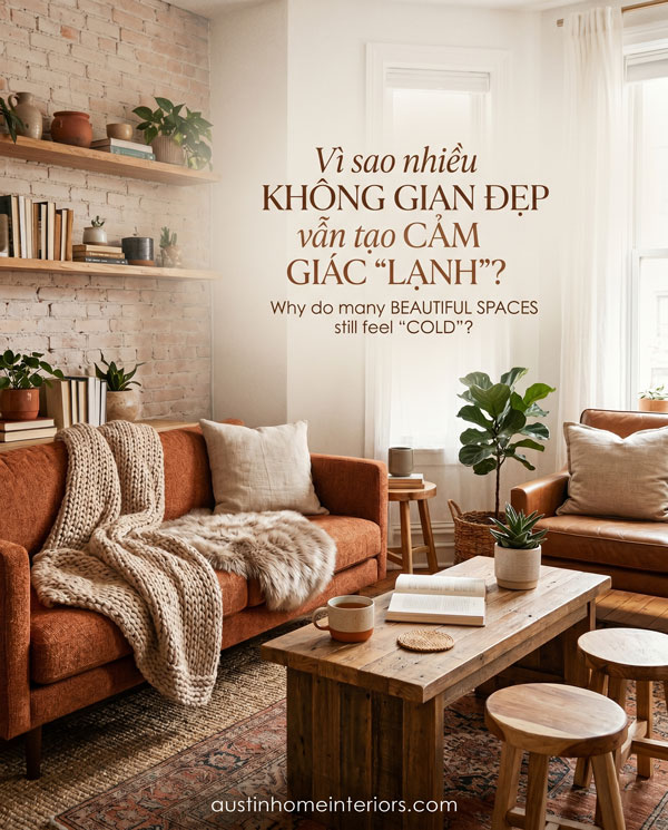 Vì sao nhiều không gian đẹp vẫn tạo cảm giác “lạnh”?