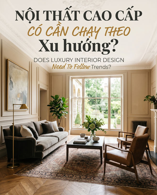 Nội Thất Cao Cấp Có Cần Chạy Theo Xu hướng?