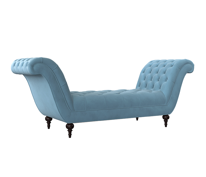 Đặt Đóng Glamour Chaise Lounge Không Lưng