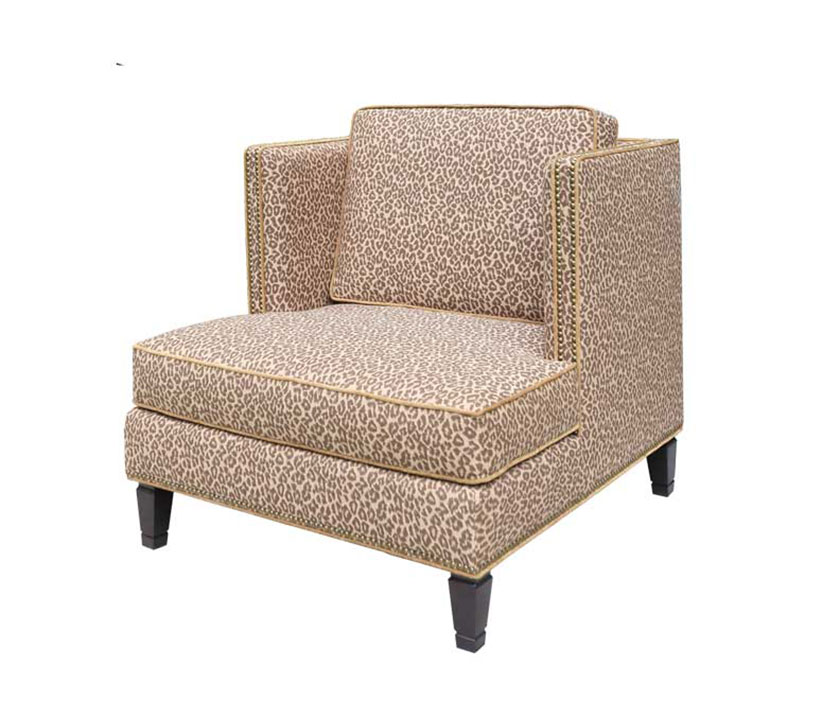 Ghế Bành Allen Hoạ Tiết Da Báo