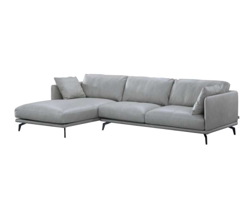 Leather Stanza L Sofa
