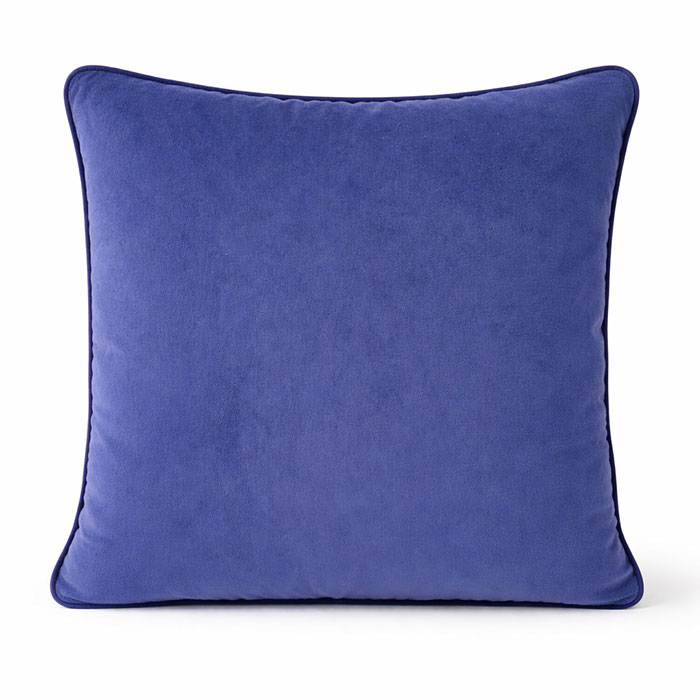 Square Pillow - Cobalt Blue Velvet