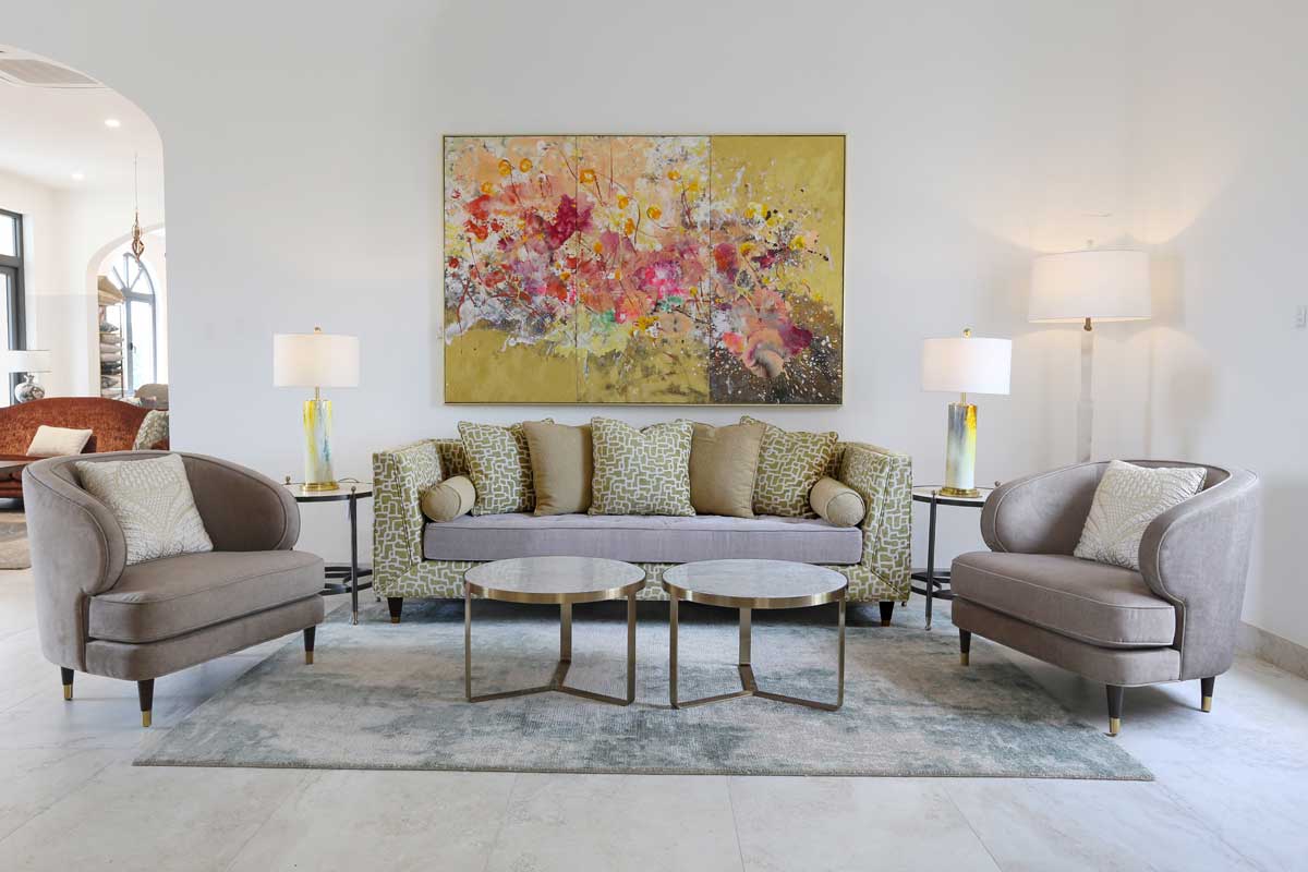 Eliza Blossom Living Room Set