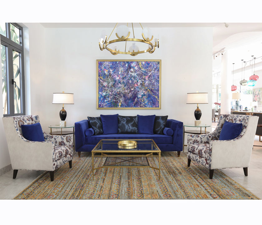 Bộ Sofa Eliza - Cobalt Harmony