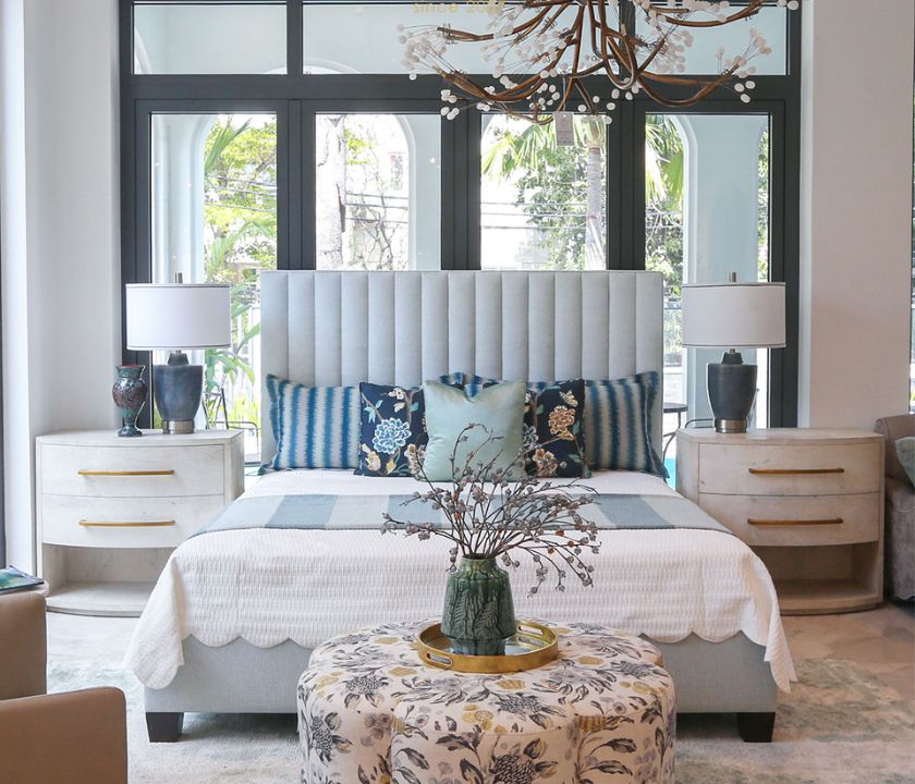 Channel King Bed - Aquatint Bedroom