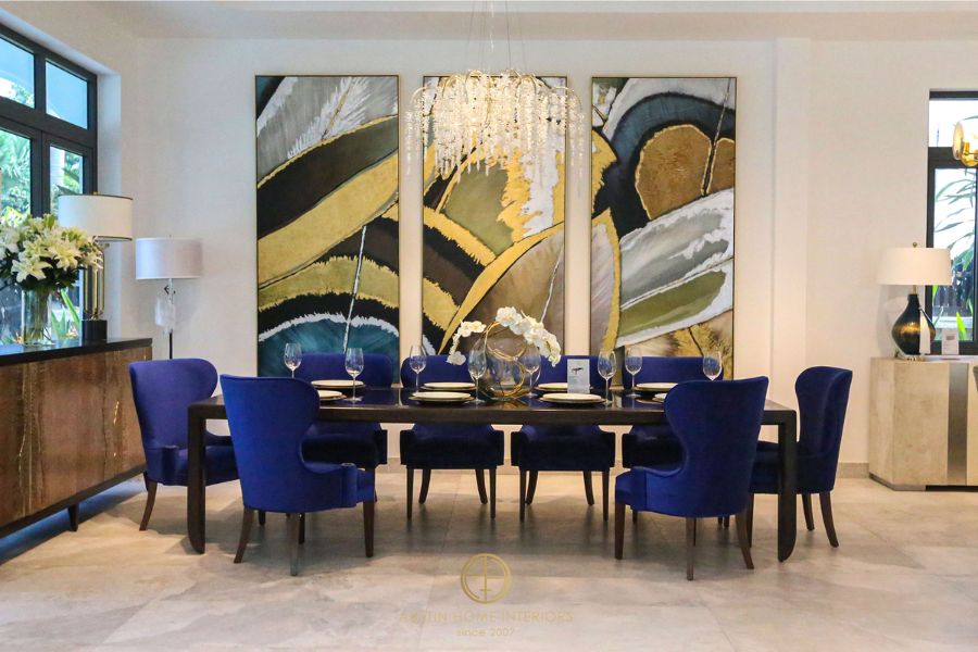 Cobalt Dining Set - Pearl Dining Chair