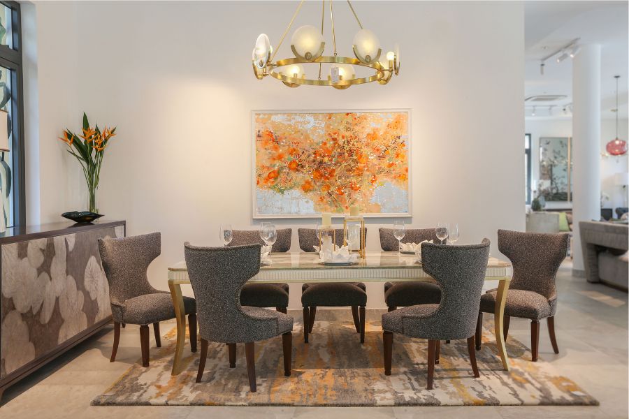 Dining Set - Klismos Dining Chair