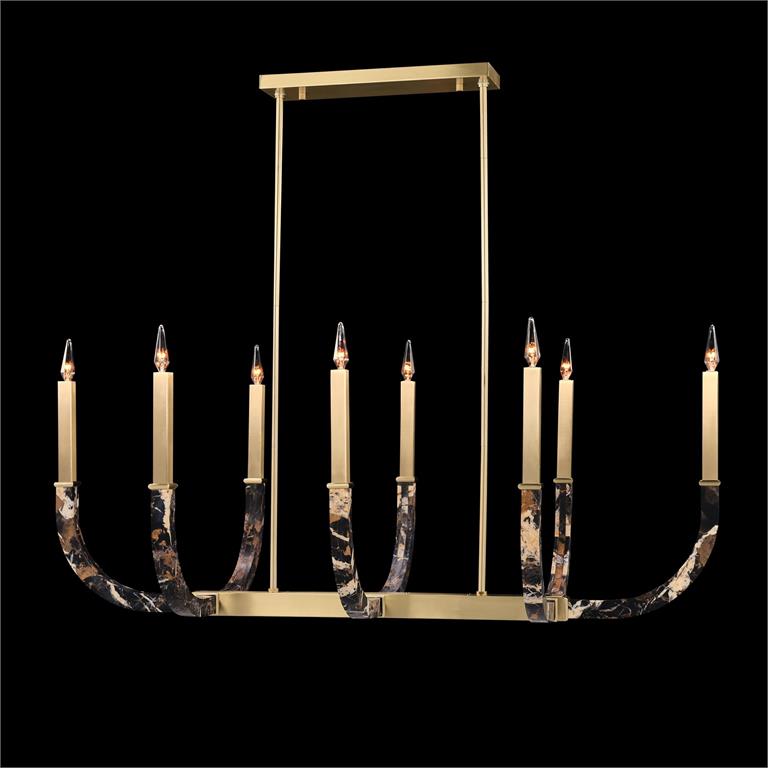 Hampton Court Eight-Light Horizontal Chandelier