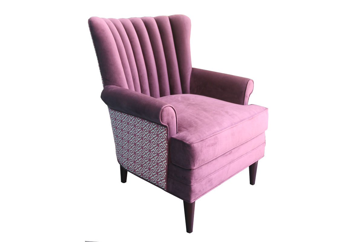 Magenta Jade Armchair